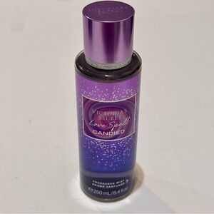 🌴 Victoria's Secret Love Spell Candied Mist in Purple and Silver